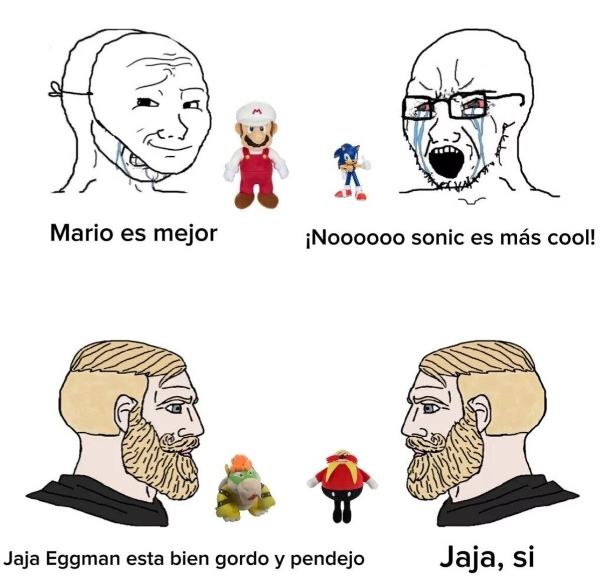 Eggman y Bowser fueron diseñado por genios