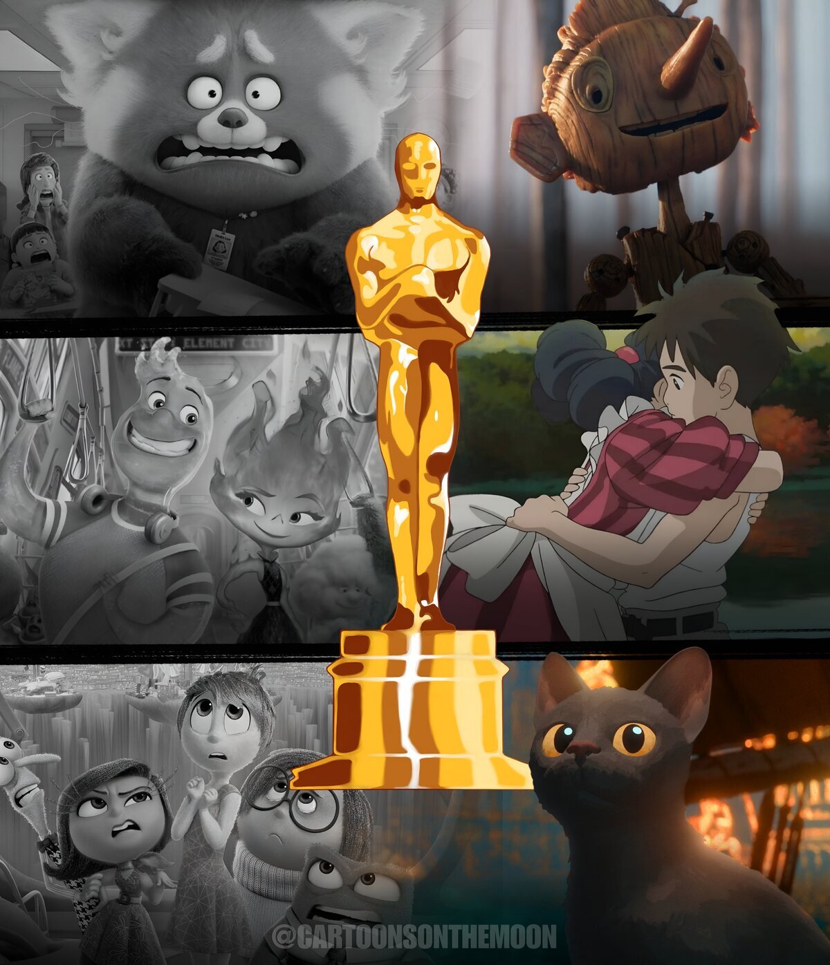Por primera vez en su historia, Pixar pierde 3 Oscars seguidos a mejor animación