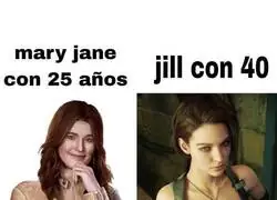 Actually: A Jill valentine un virus le cambio el metabolismo.