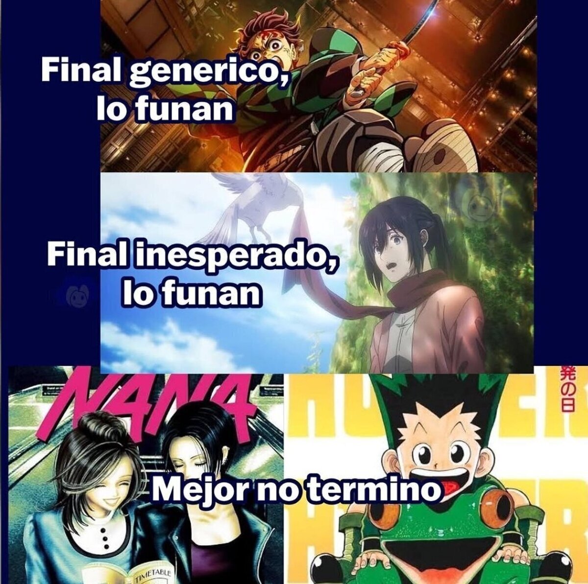 Tal vez por eso no quieren acabar