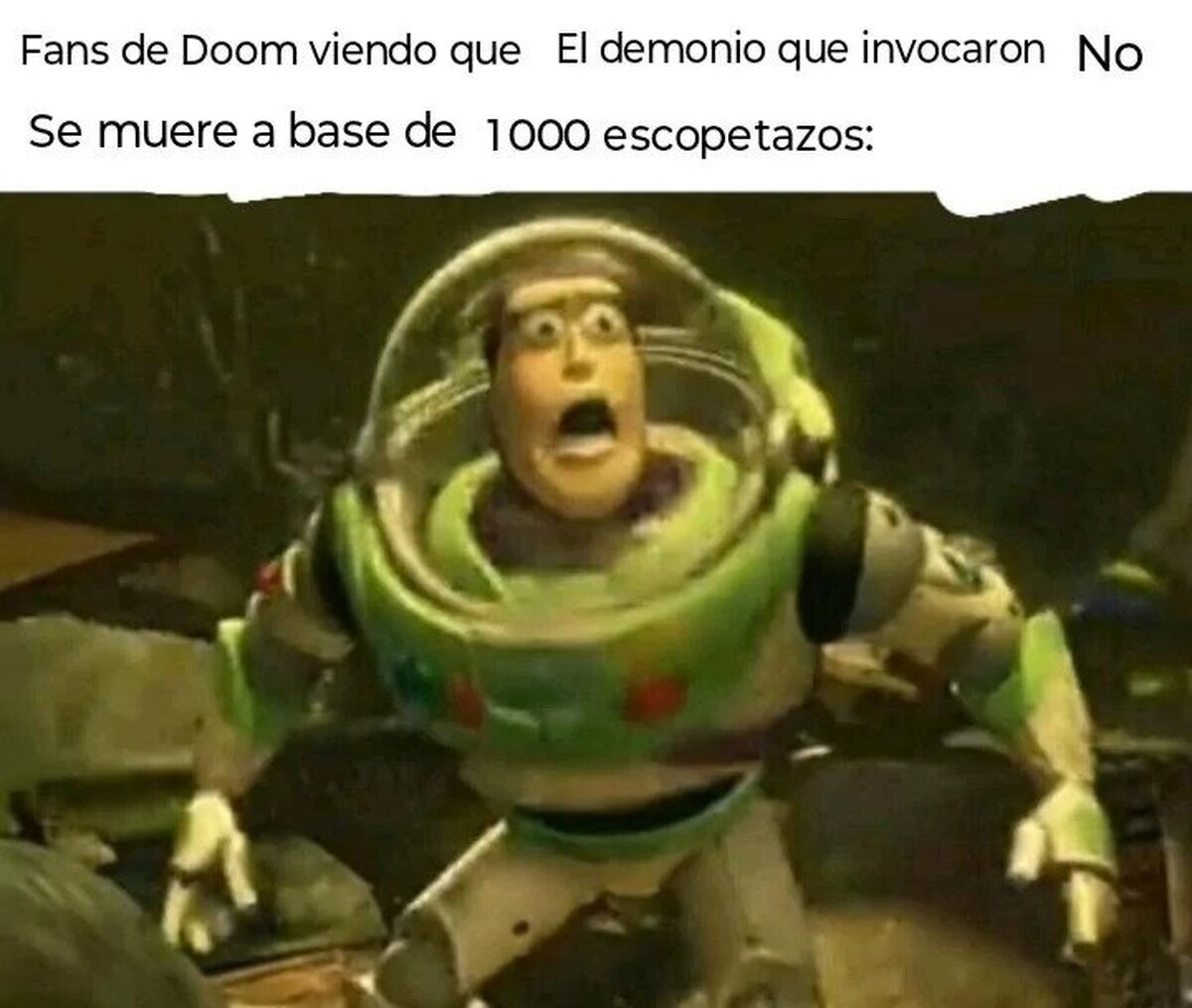 Así no era en el juego