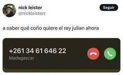 &iquest;Que querr&aacute; el rey Julian?