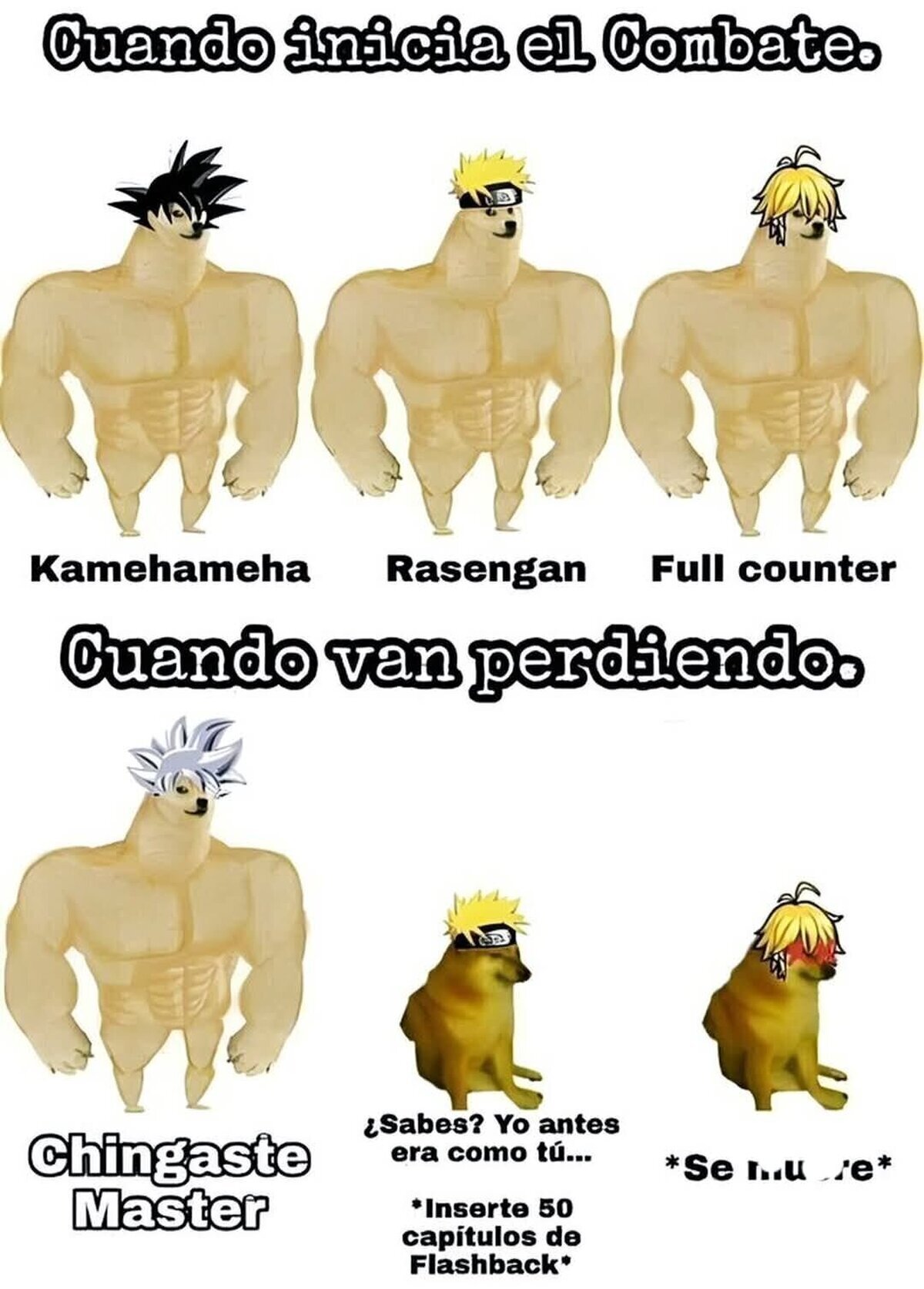 Estas no son estratégias para ganar, hombre