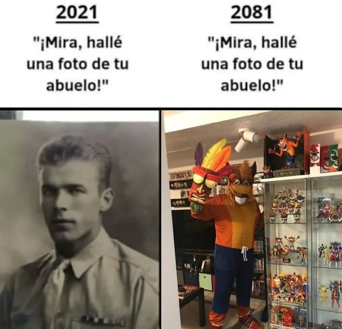 Que buenos gustos los del abuelo