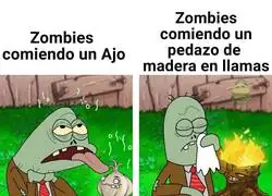 La extra&ntilde;a dieta de los zombies
