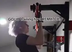 Gojo entrenando para una revancha: