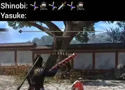 La pelea m&aacute;s realista entre un Samurai y un Shinobi