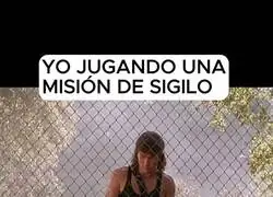 El sigilo y yo no nos llevamos