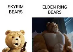 Los osos de Skyrim vs los de Elden Ring