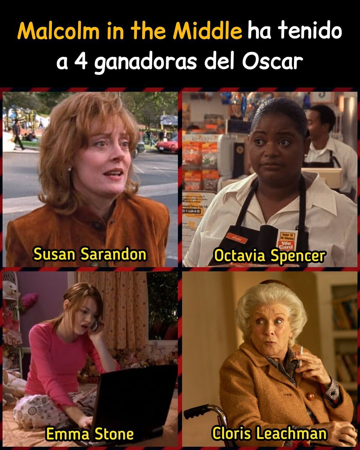 Los 4 Oscars de Malcolm in the Middle
