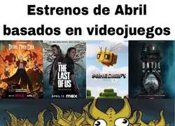 Algunos estrenos de abril