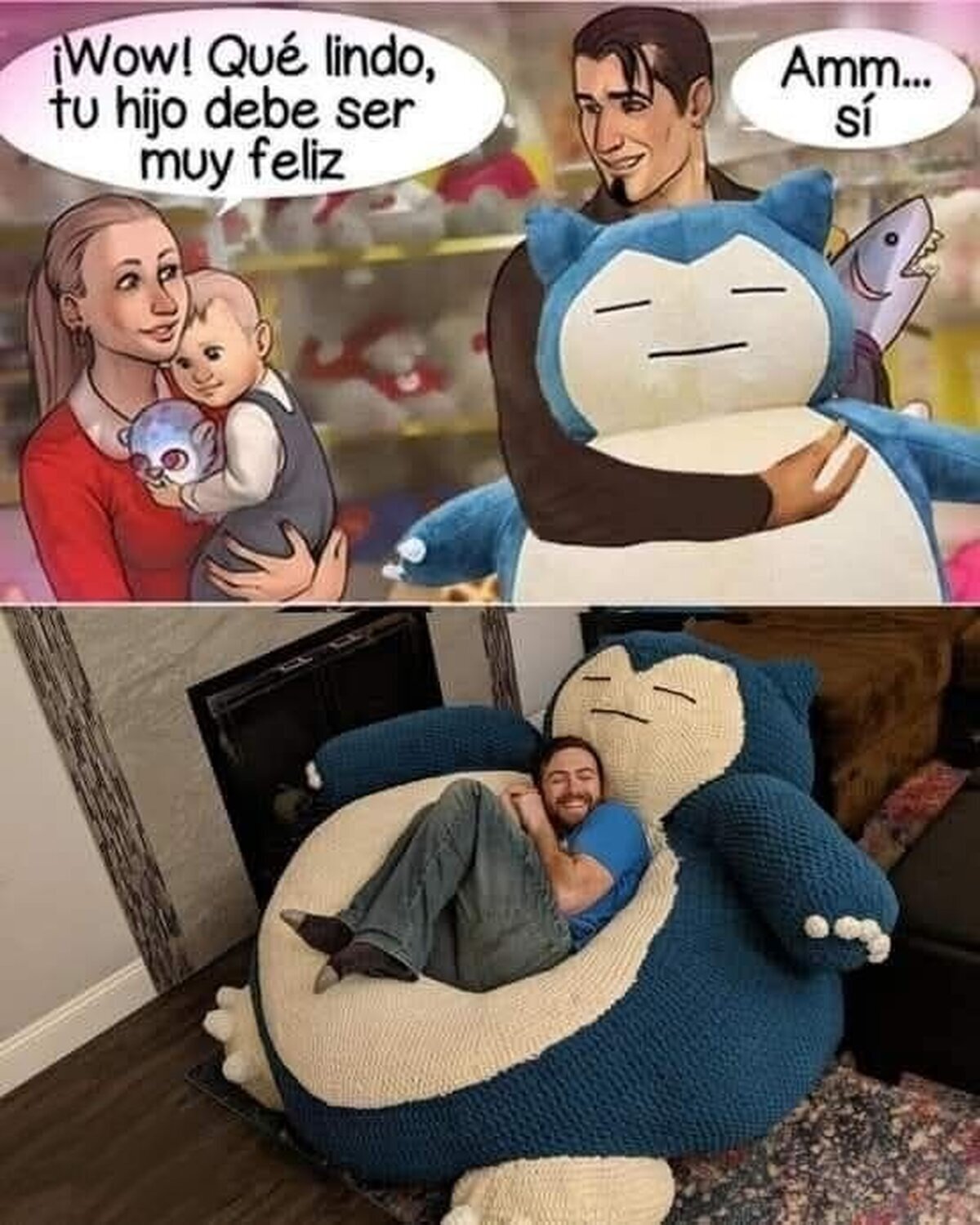 Solo quiero un Snorlax gigante para mi