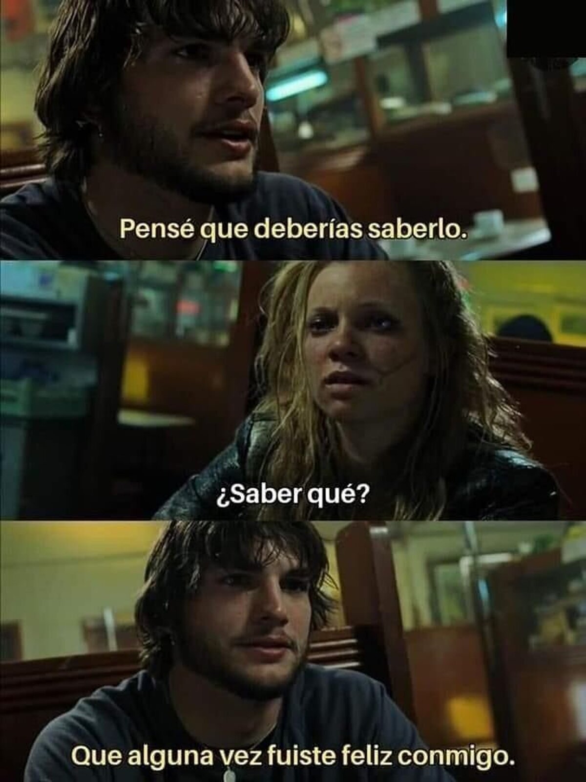 El efecto mariposa es una peli muy depresiva