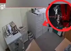 Ladrones brasile&ntilde;os usan una caja para robar banco... como Snake.