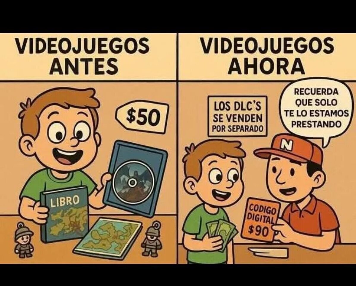 La última vez que compramos algo completo