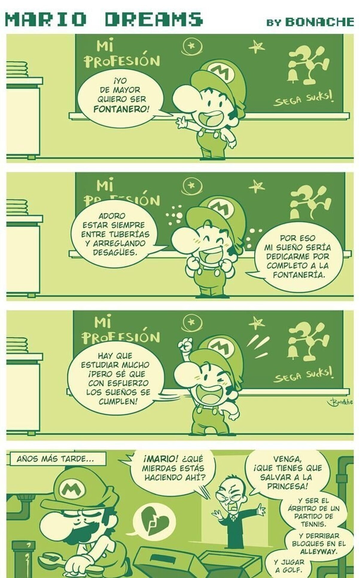 Mario tenía solo un sueño