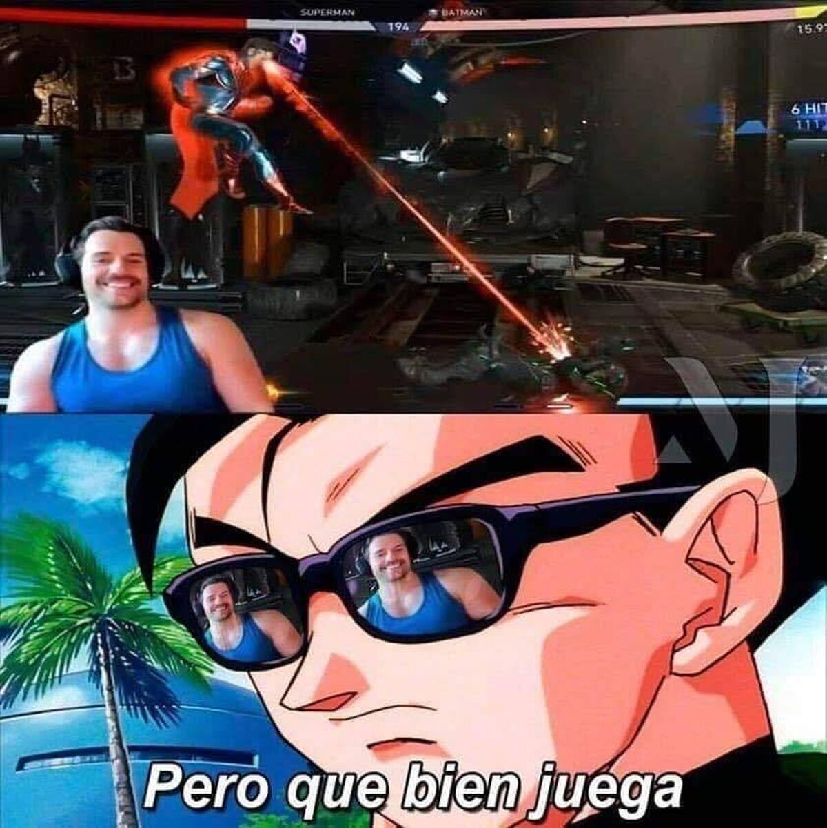 Que bien juega Cavill