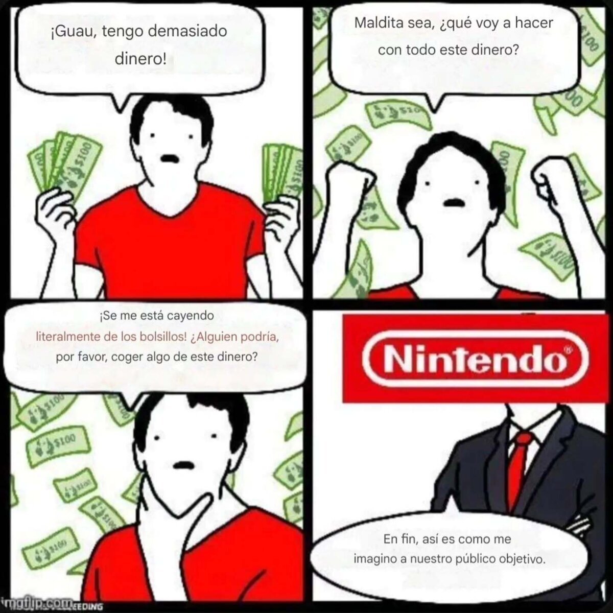 Así es como Nintendo ve a su público