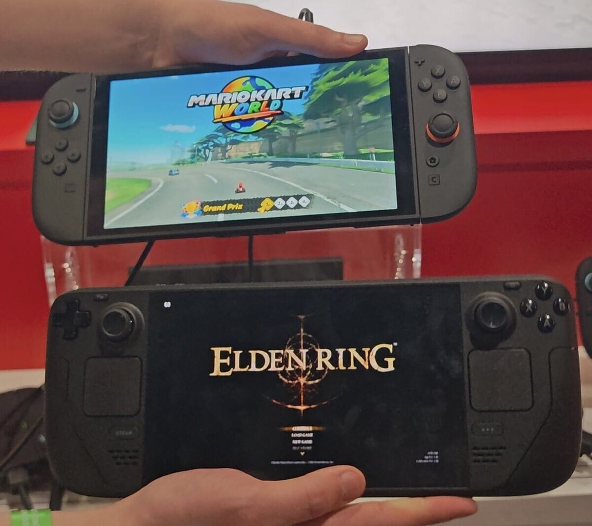 Comparación entre la Switch 2 y la Steam Deck