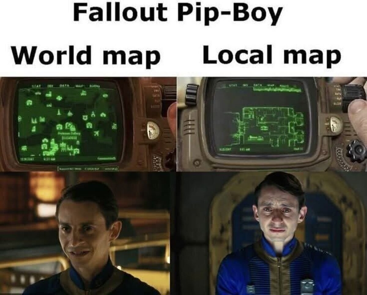 Los mapas del Pip-Boy