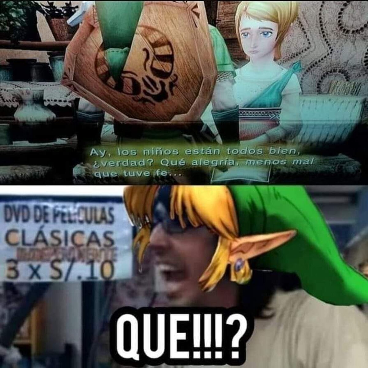 Y el Ganondorf sale volando...