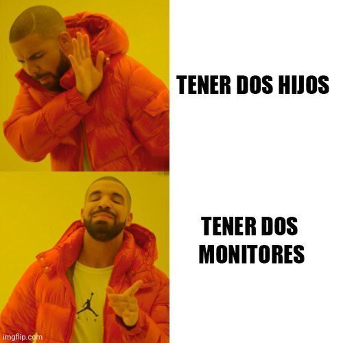 ¿Y para qué quiero yo dos hijos?