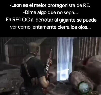 Nivelazo de detalle en Resident Evil 4