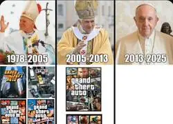 GTA's lanzados durante cada Papa
