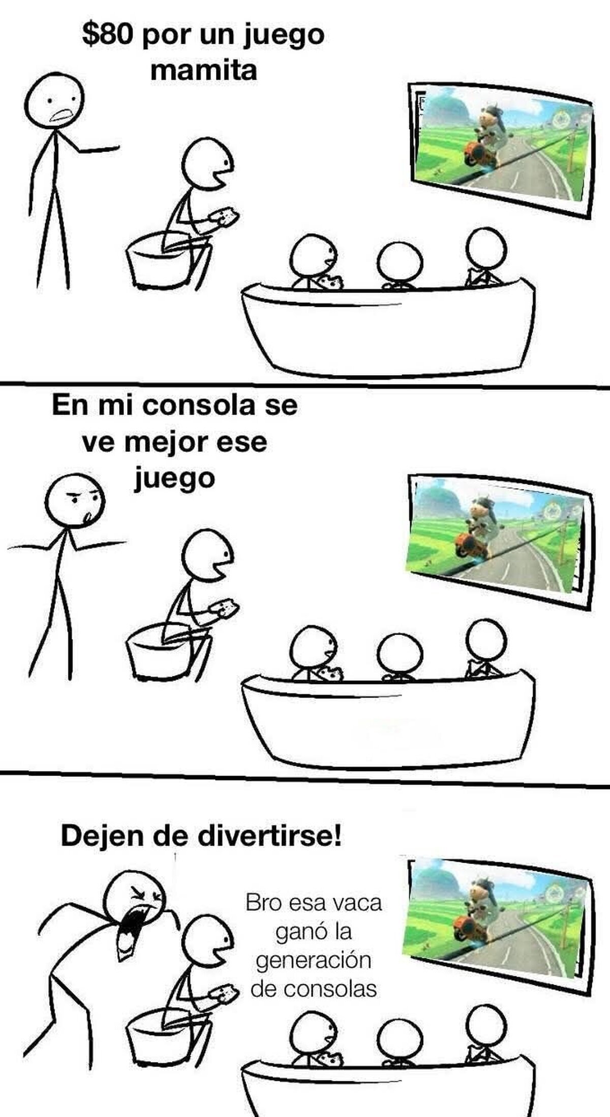 Hemos venido por la vaca