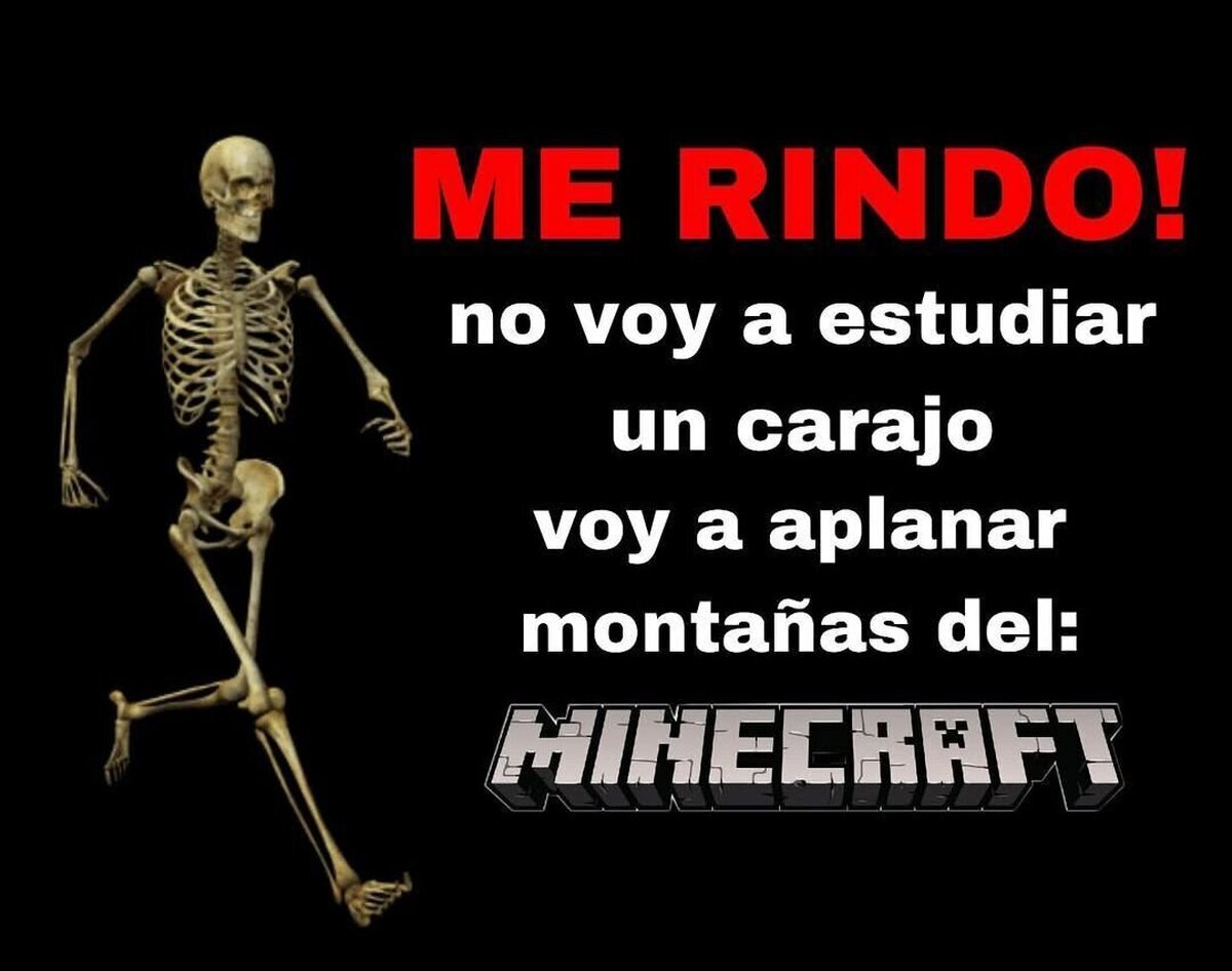 Minecraft siempre está para mi
