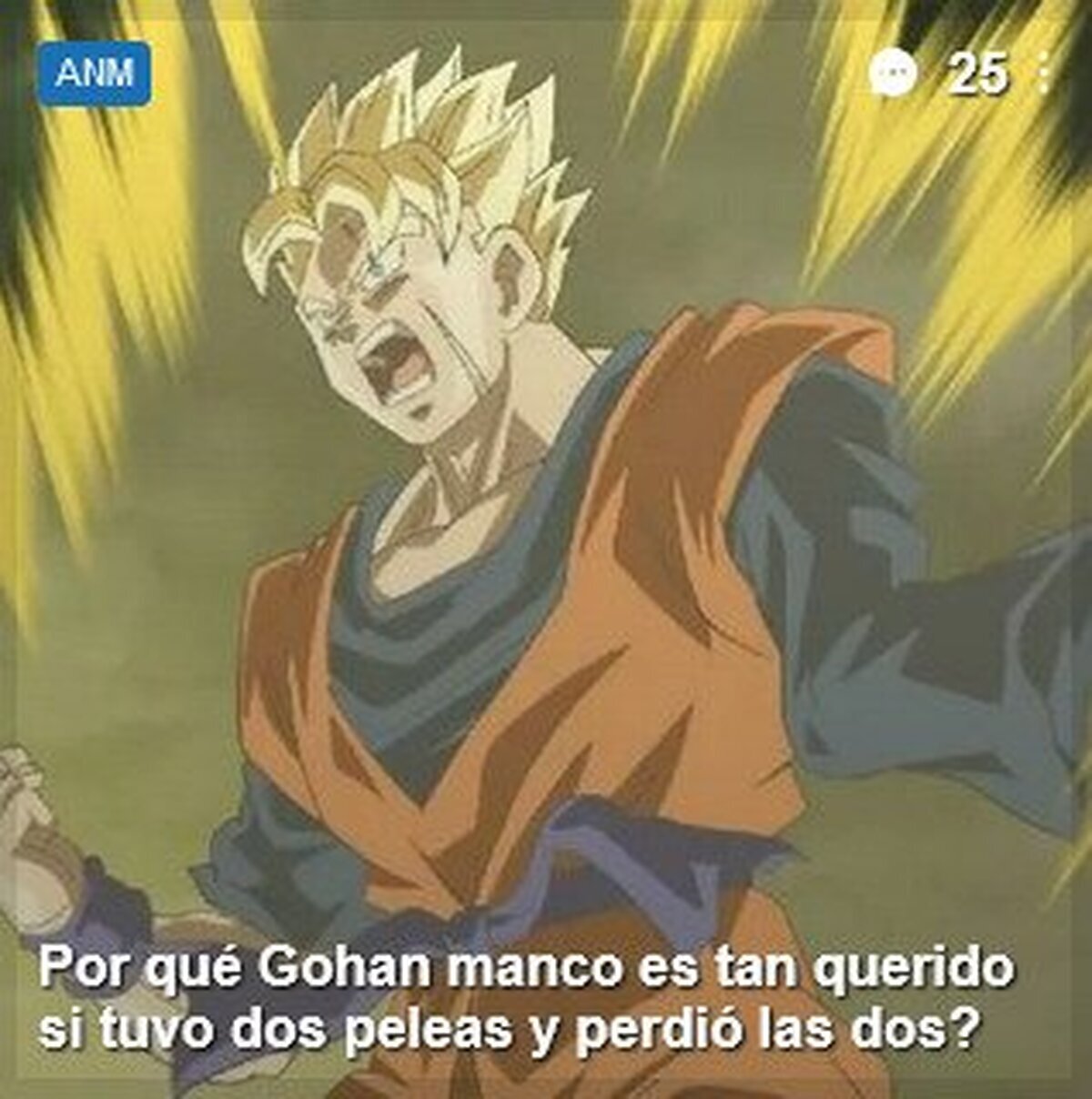 Más respeto con Gohan del futuro