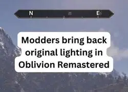 El Mod de Oblivion Remastered que restaura la iluminaci&oacute;n verdosa del juego original