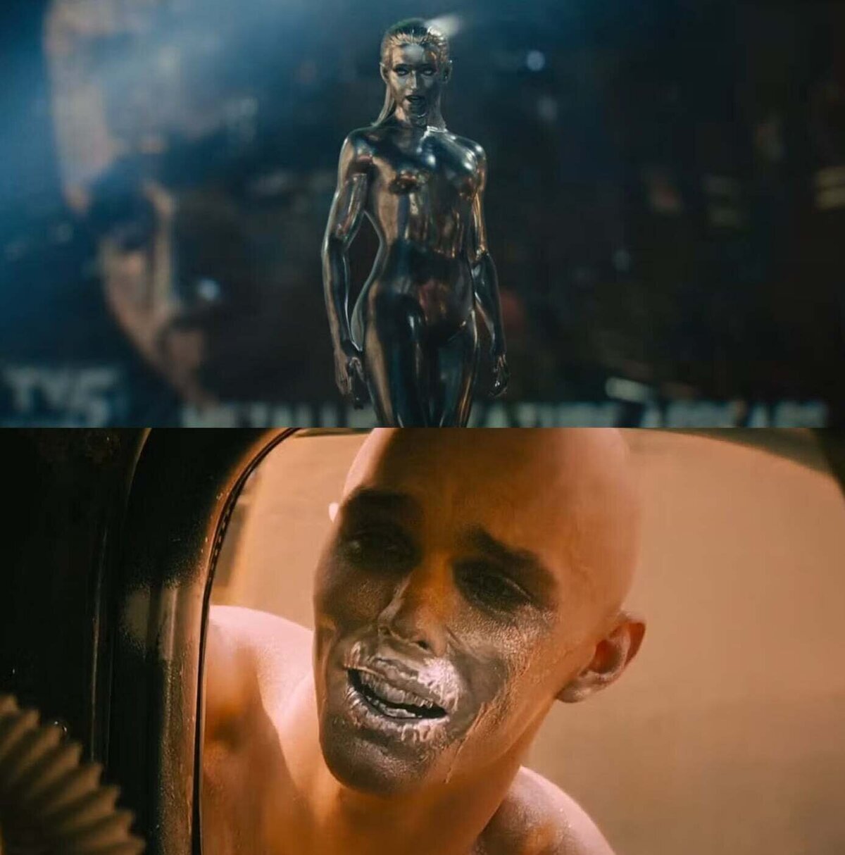 Tremendo beso de plata