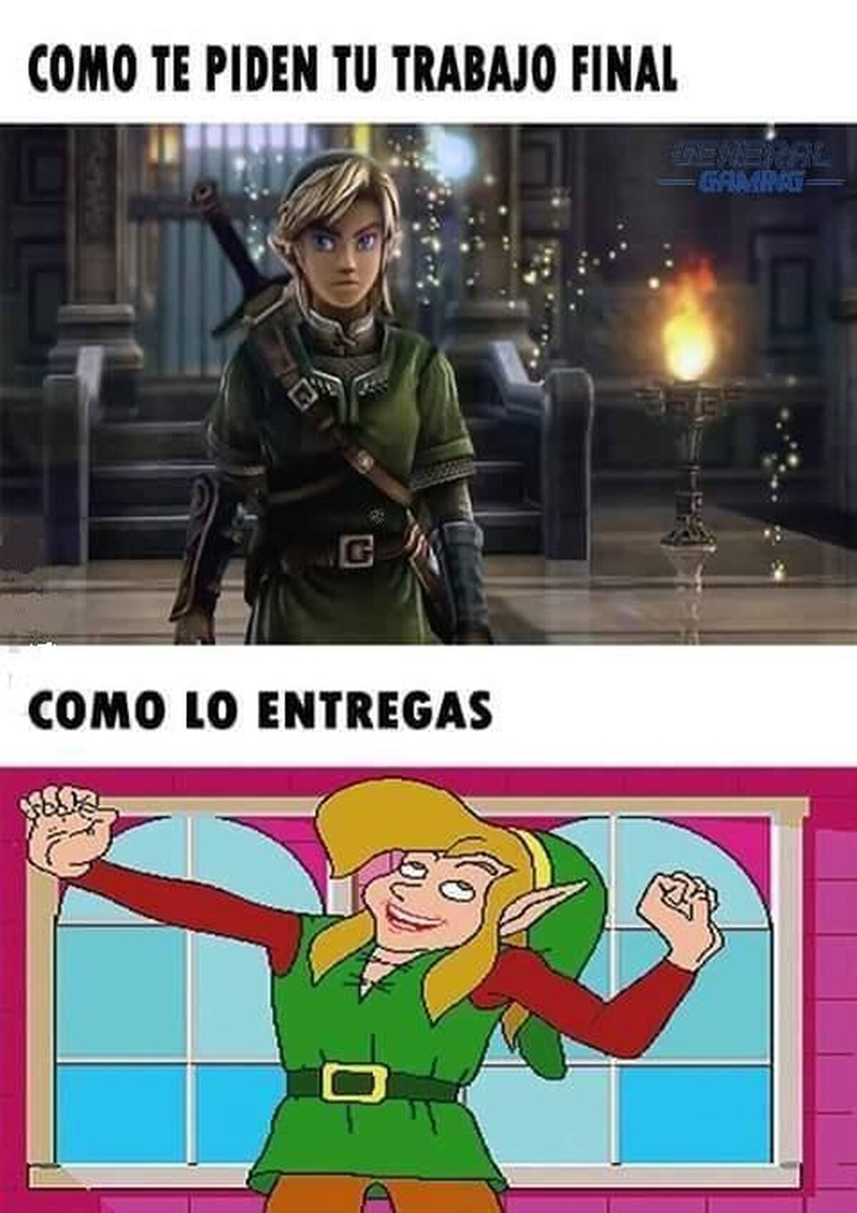 Entregando el trabajo final