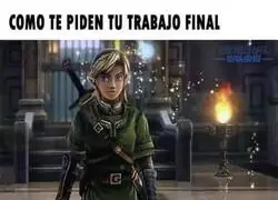 Entregando el trabajo final