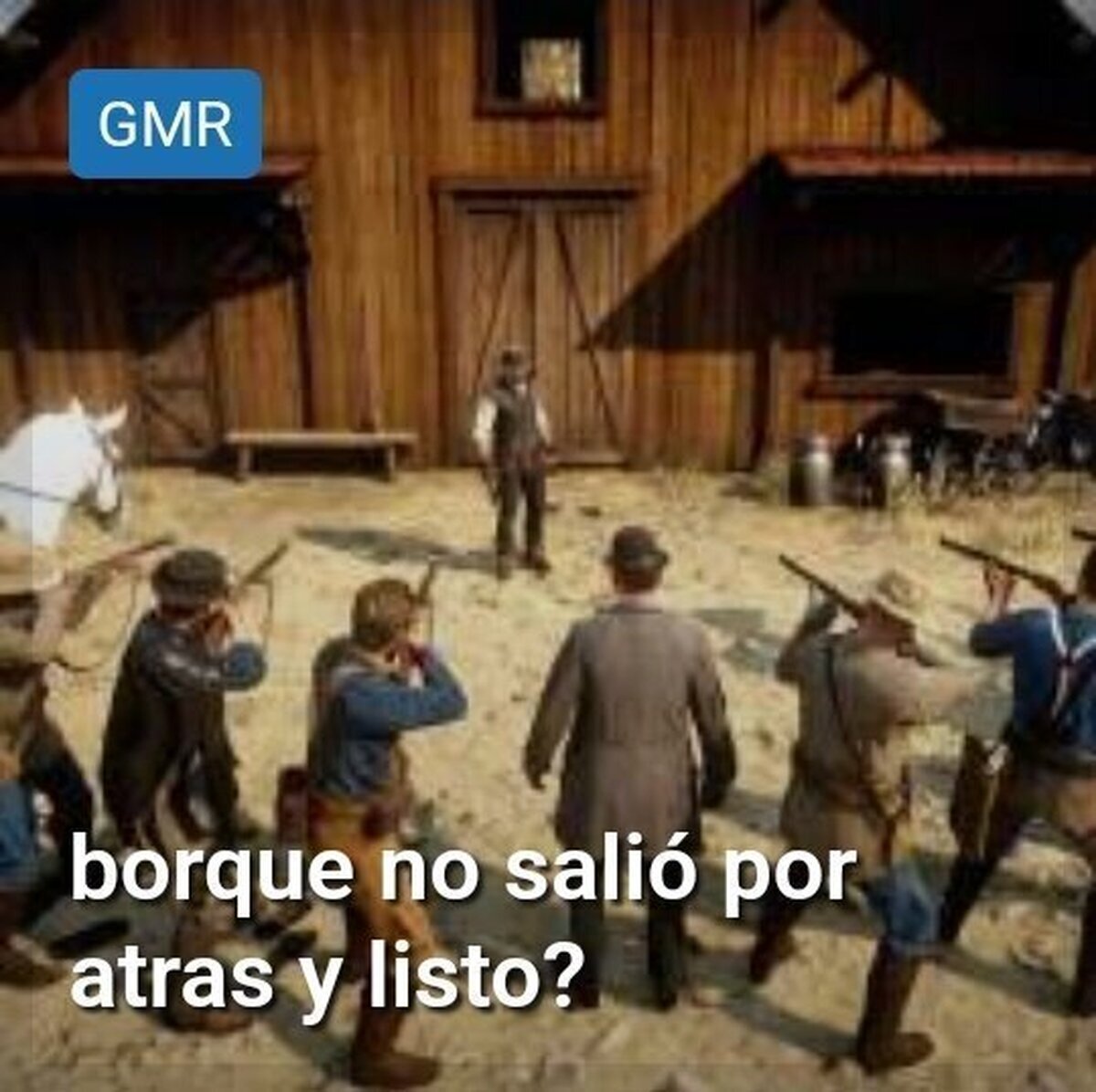 El granero tenía puerta trasera...