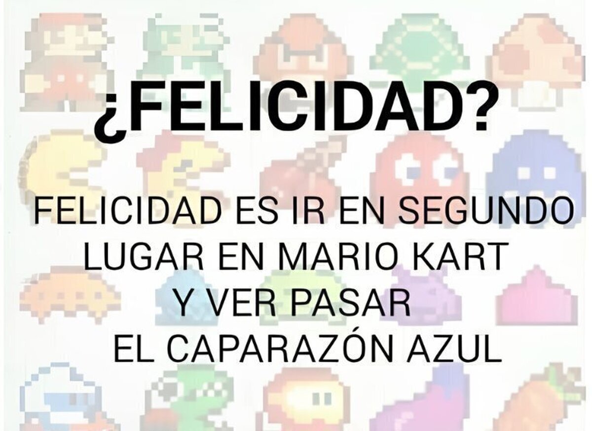Felicidad en el Mario Kart