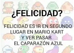 Felicidad en el Mario Kart