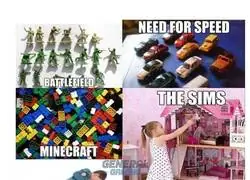 Algunos videojuegos llevados a la realidad de nuestra infancia