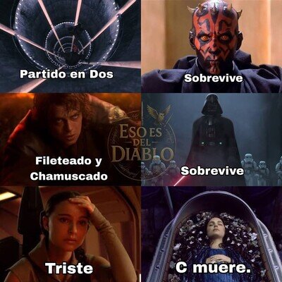 Los 2 anteriores son sith/jedis