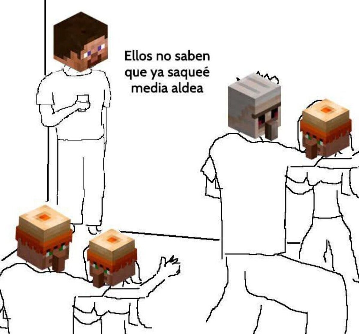 Los aldeanos no saben nada