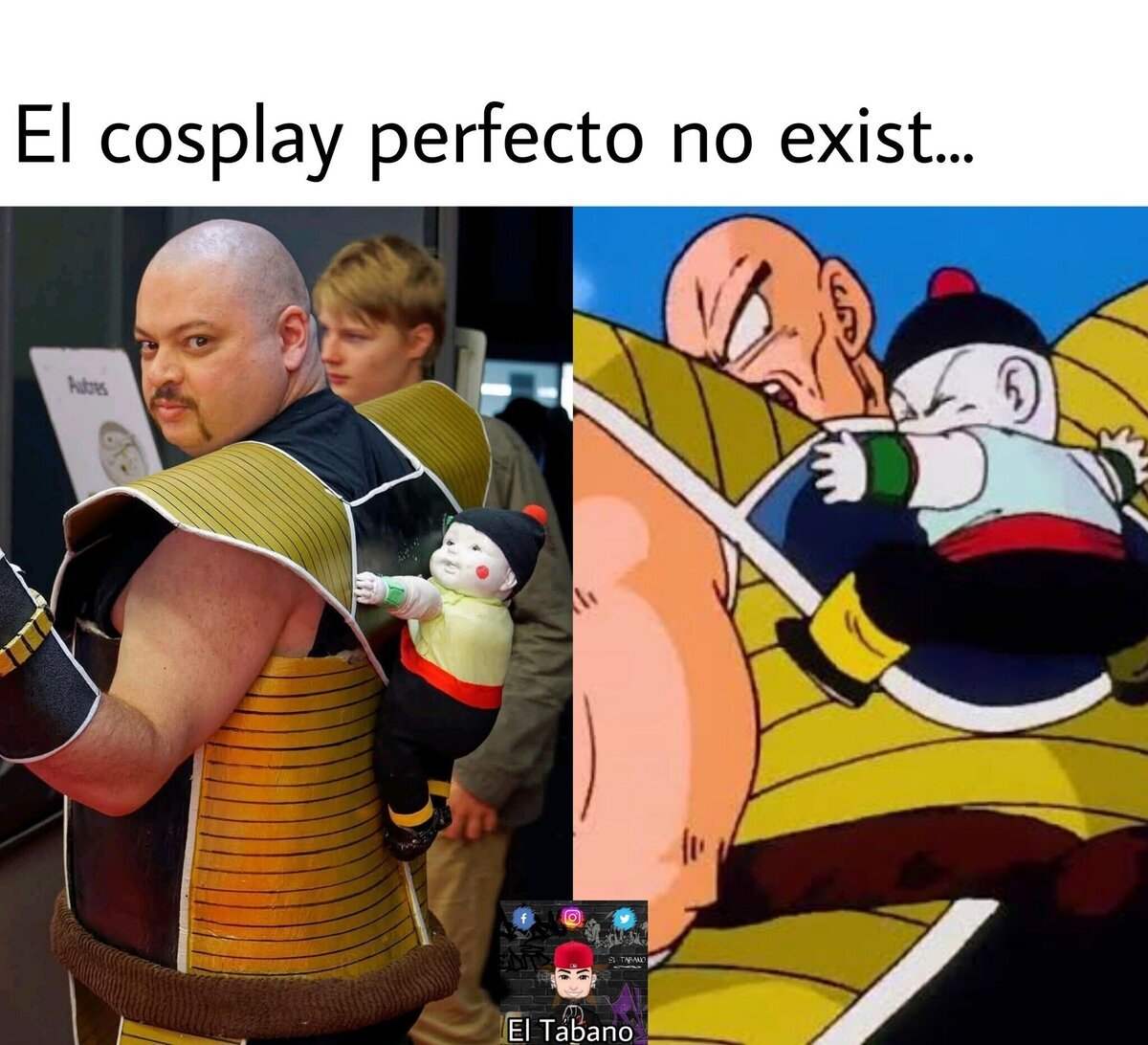 Tremendo Cosplay de Nappa