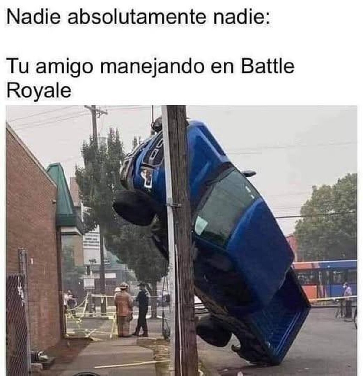 Es un peligro al volante