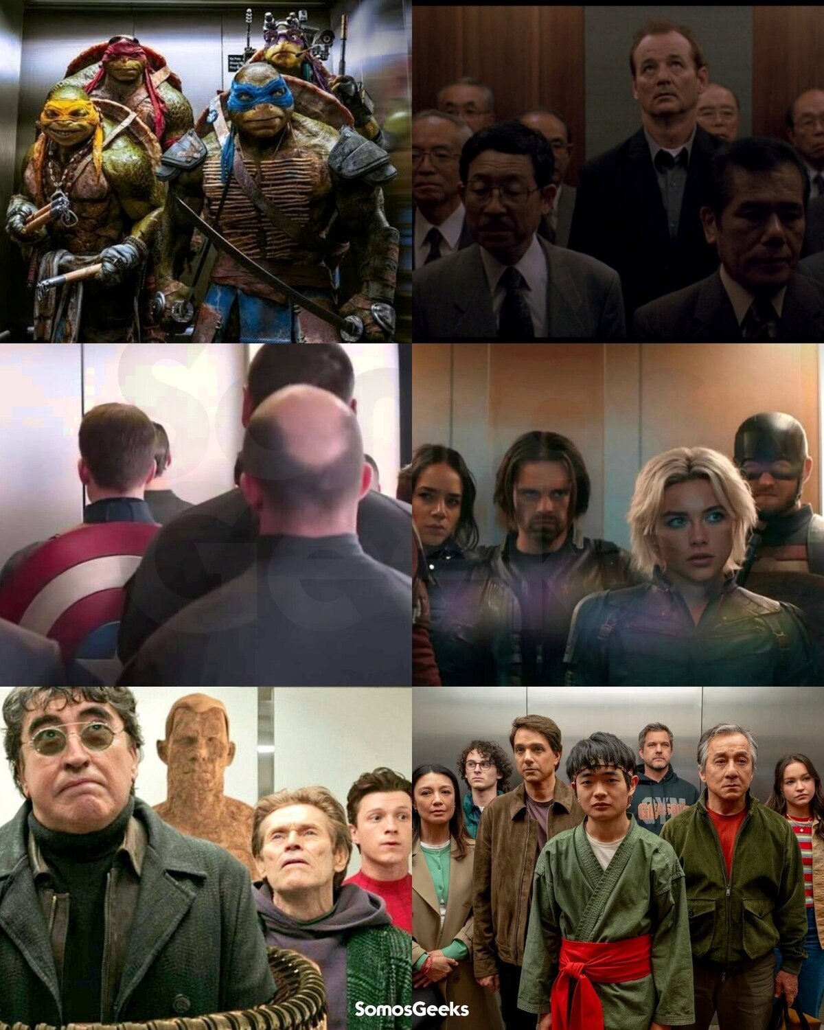 Escenas en ascensores, siempre serán top