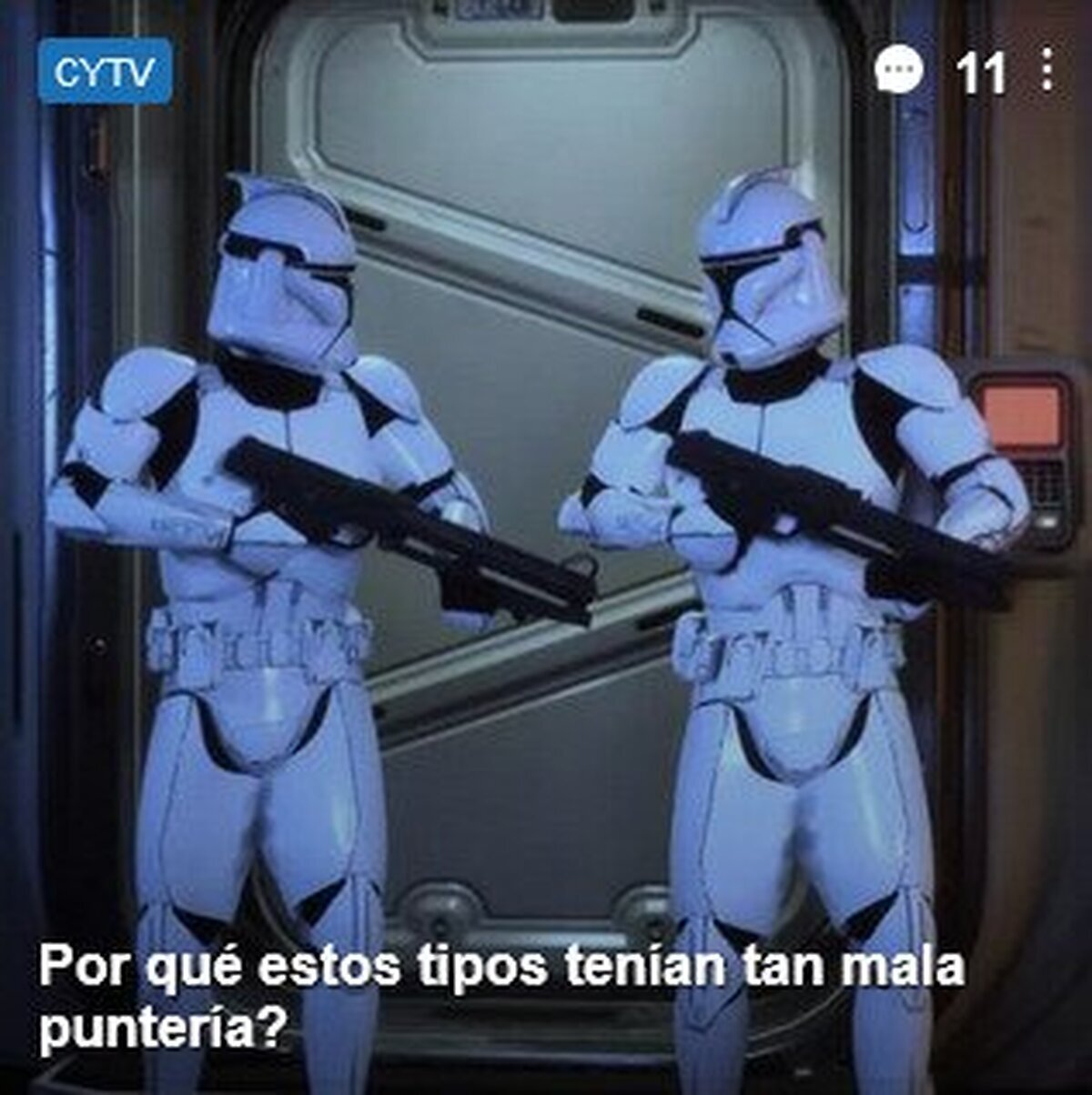 Porque el clon original era un manco