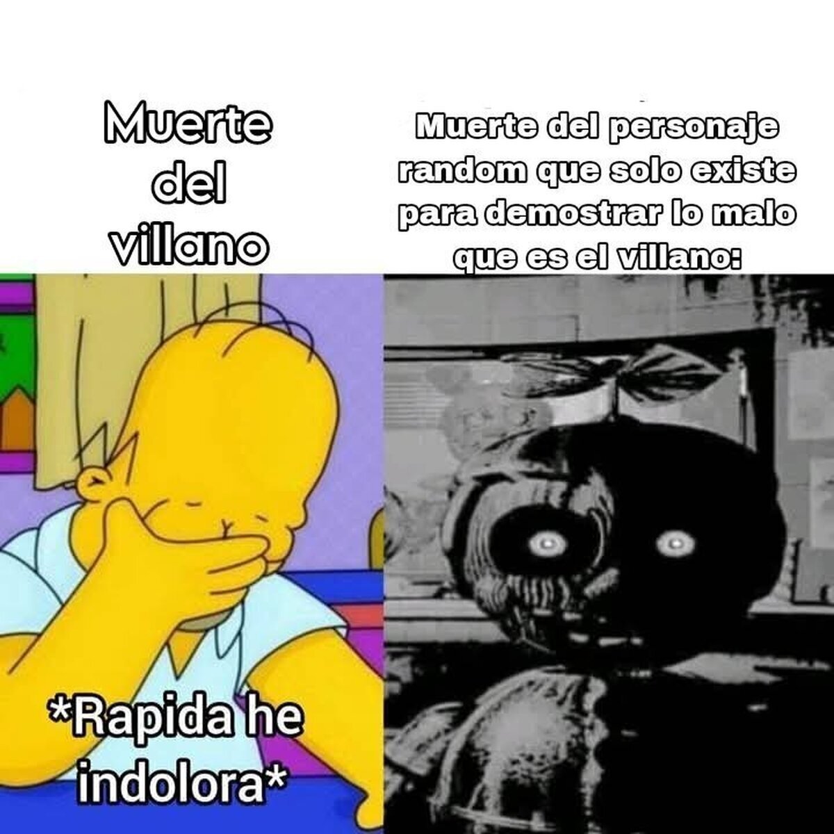 Los villanos horribles no se merecen ese privilegio