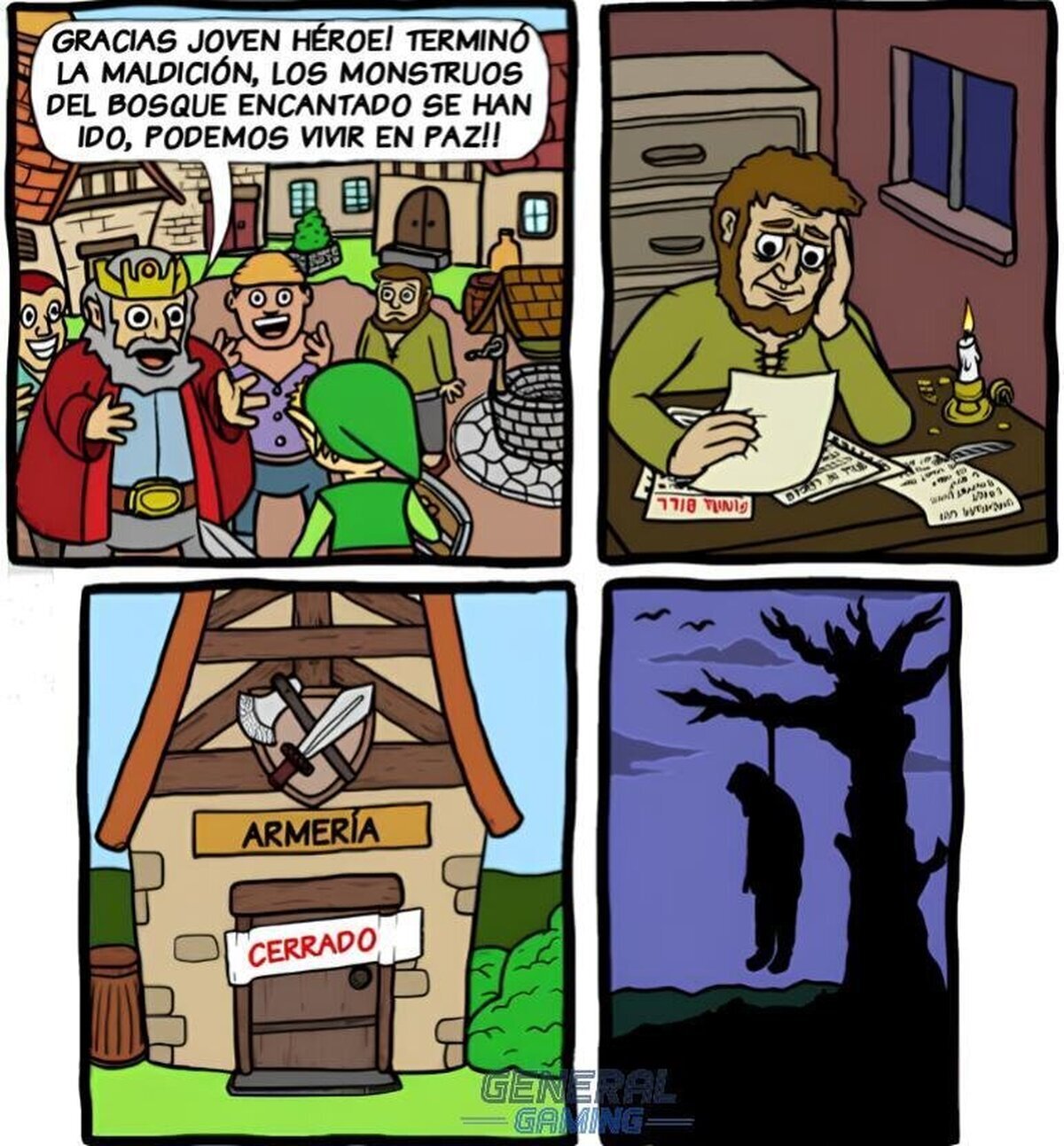 Los tiempos de paz también tiene pegas