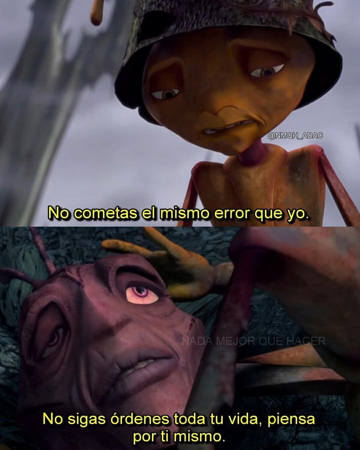 Dura reflexión para hoy