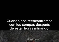 Es grato reencontrarse despues de un rato