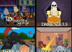 Los Soulsborne en el universo Family Guy
